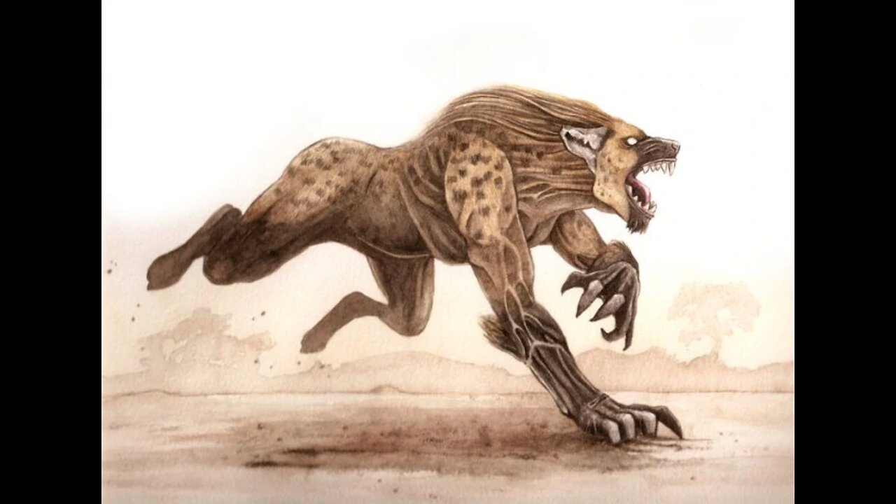 Giant Black Hyena-shaped Mass Seen by Romanian Soldier