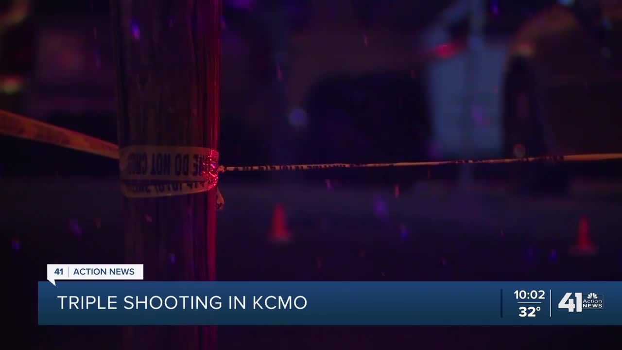 KCPD investigates triple shooting in 6300 block of Agnes Avenue