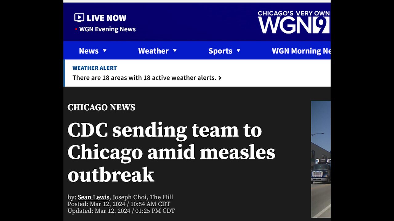 Chicago: 5 measles cases, 4 of which at Pilsen 'migrant' shelter, prompts CDC response