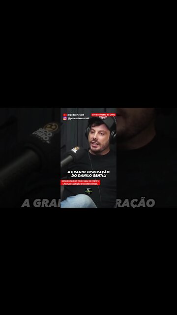 A INSPIRAÇÃO DO DANILO GENTILI #shorts #danilogentili #danilogentilli #inspiração