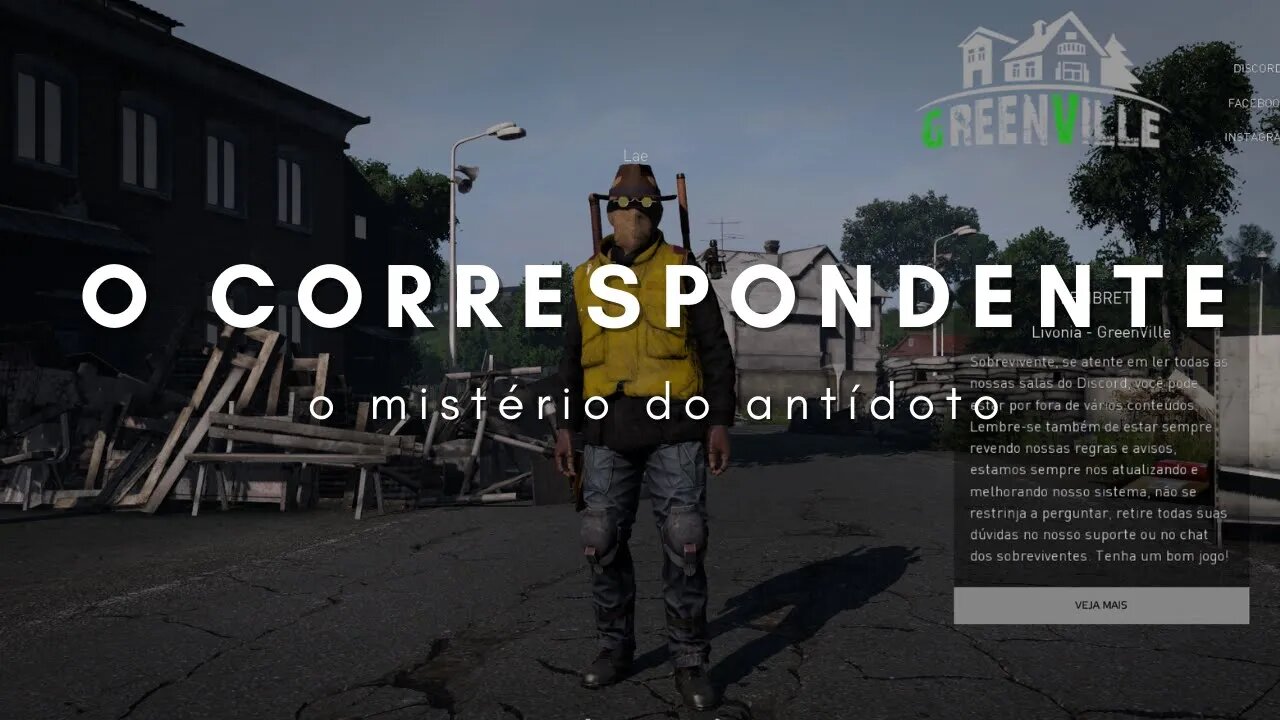 DAYZ ROLEPLAY AO VIVO E NO IMPROVISO - O MISTÉRIO DO ANTÍDOTO - EM BUSCA DE INFORMAÇÕES | ?