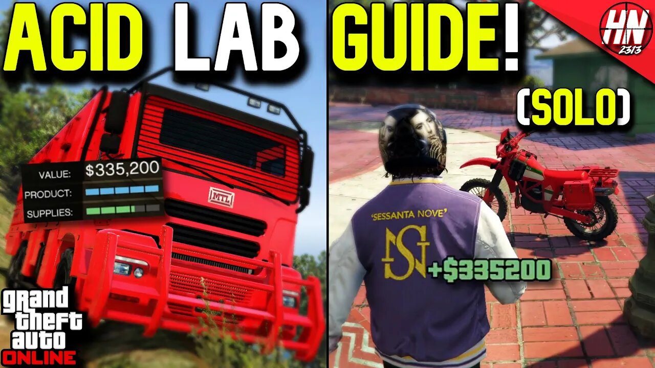 How To Make Money With The Acid Lab SOLO In GTA Online