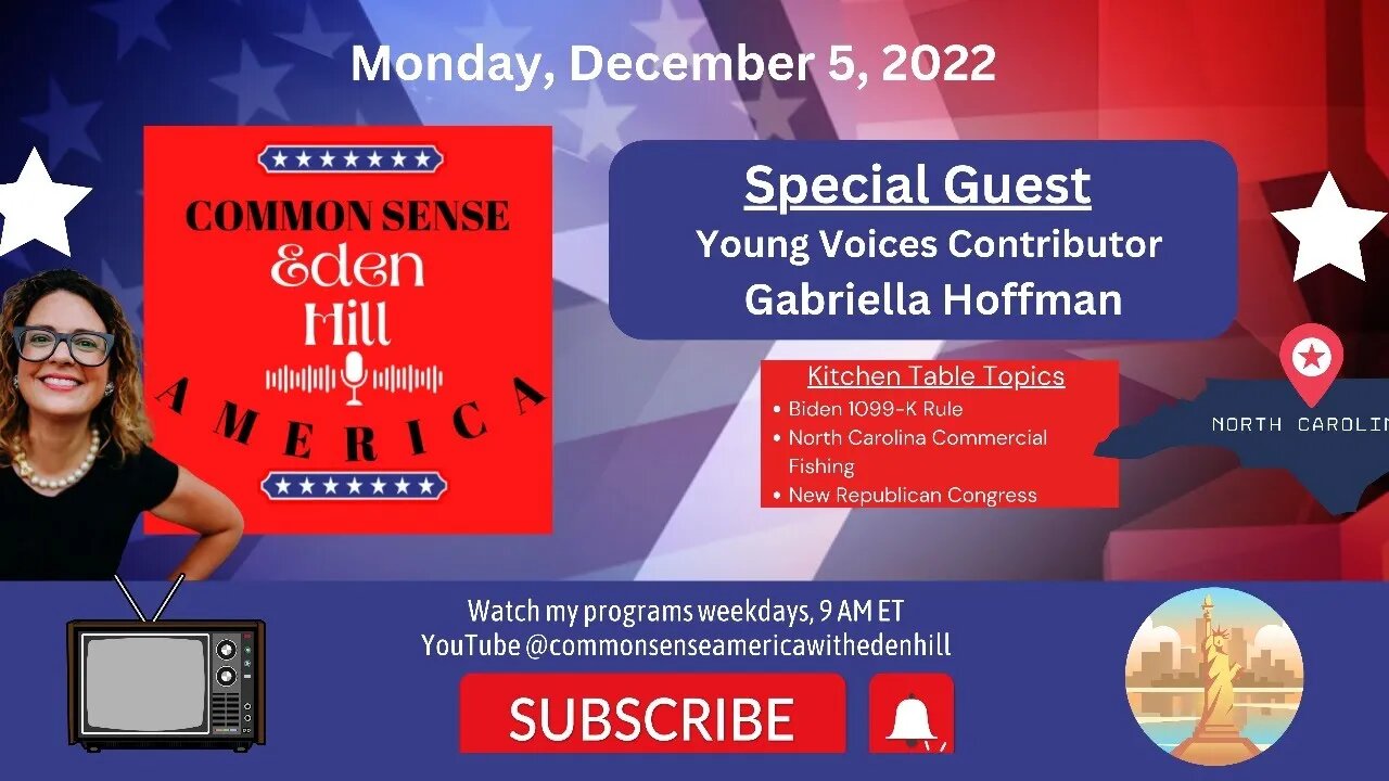 Common Sense America with Eden Hill & Young Voices, Gabriella Hoffman