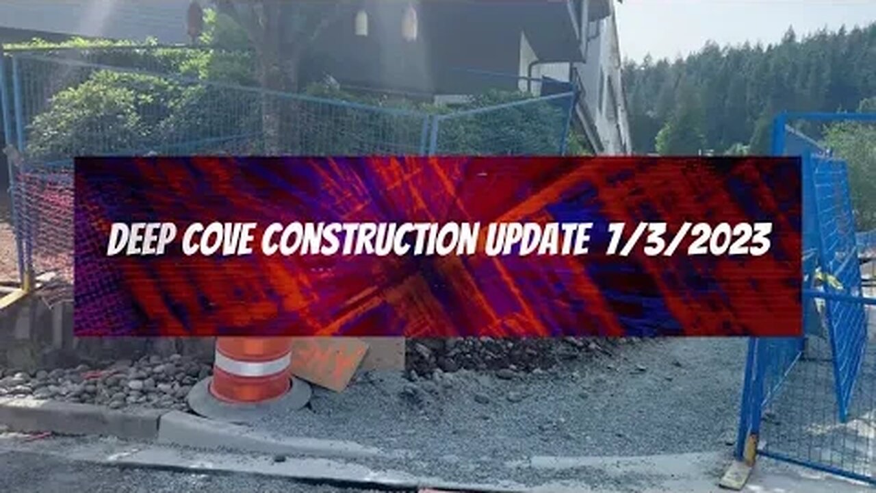 Downtown Deep Cove street reconstruction progress update