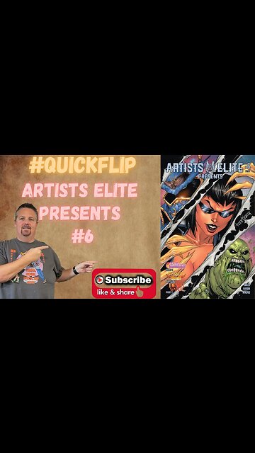 Artists Elite Presents #6 Artists Elite Comics #QuickFlip Comic Review ,,Kincaid,,Kirkham #shorts