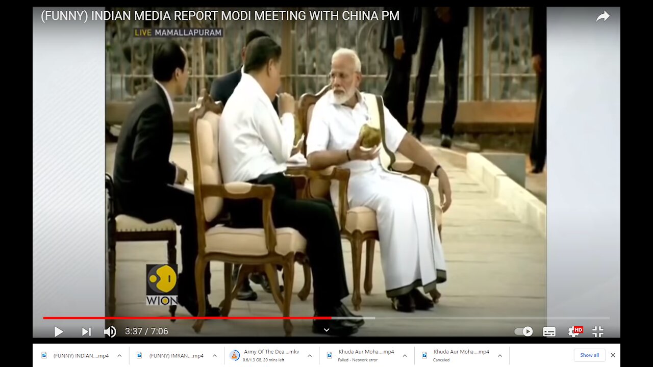 (FUNNY) INDIAN MEDIA REPORT MODI MEETING WITH CHINA PM