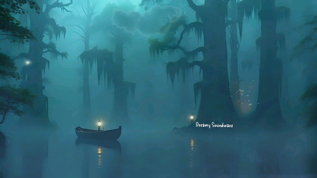 "Lo-Fi Vibes: Chill in the Misty Cypress Swamp"