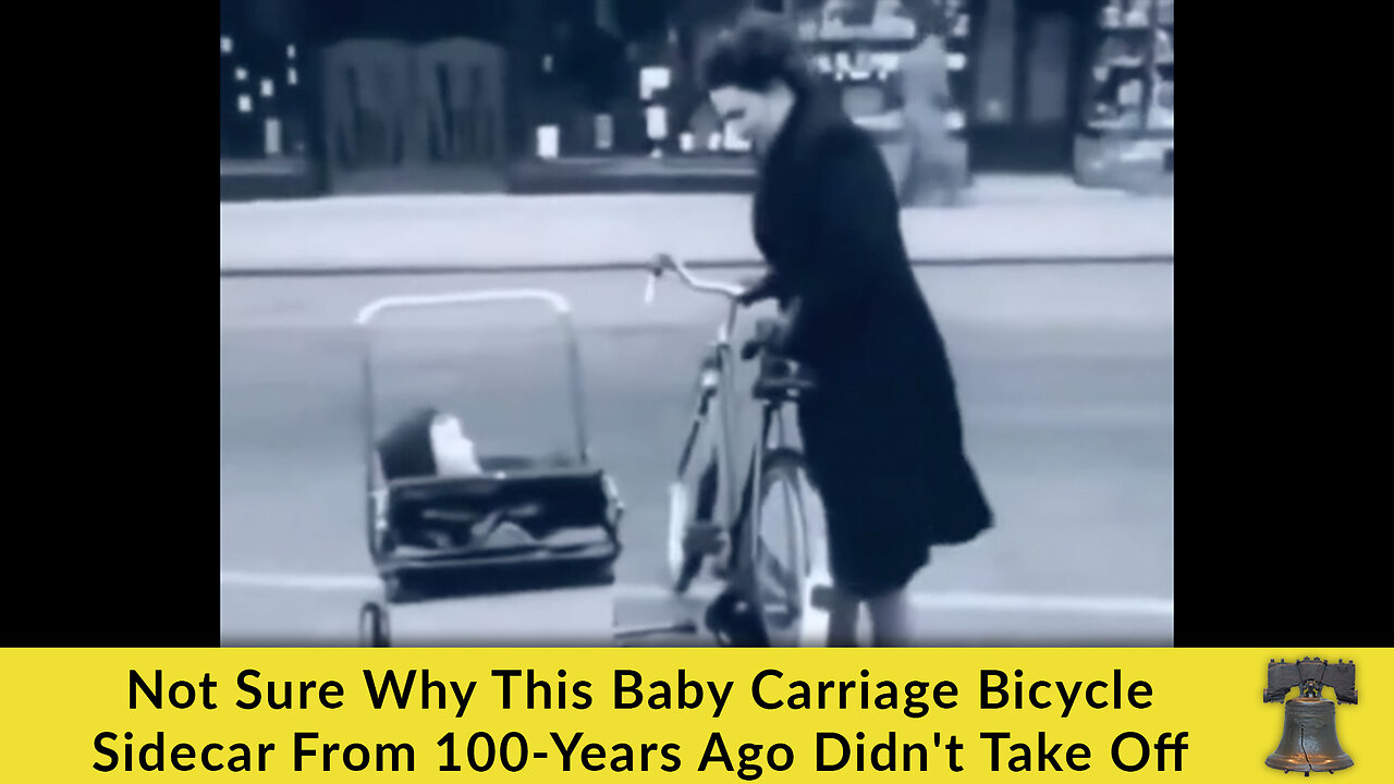 Not Sure Why This Baby Carriage Bicycle Sidecar From 100-Years Ago Didn't Take Off