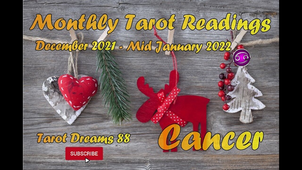 Cancer December - Mid January 2022 Tarot Reading | Prepare For The Big Change | Astrology Forecast