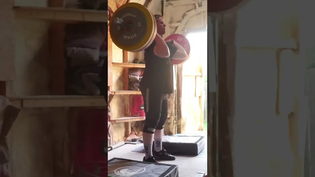 111 kg / 245 lb - Push Press 2 reps
