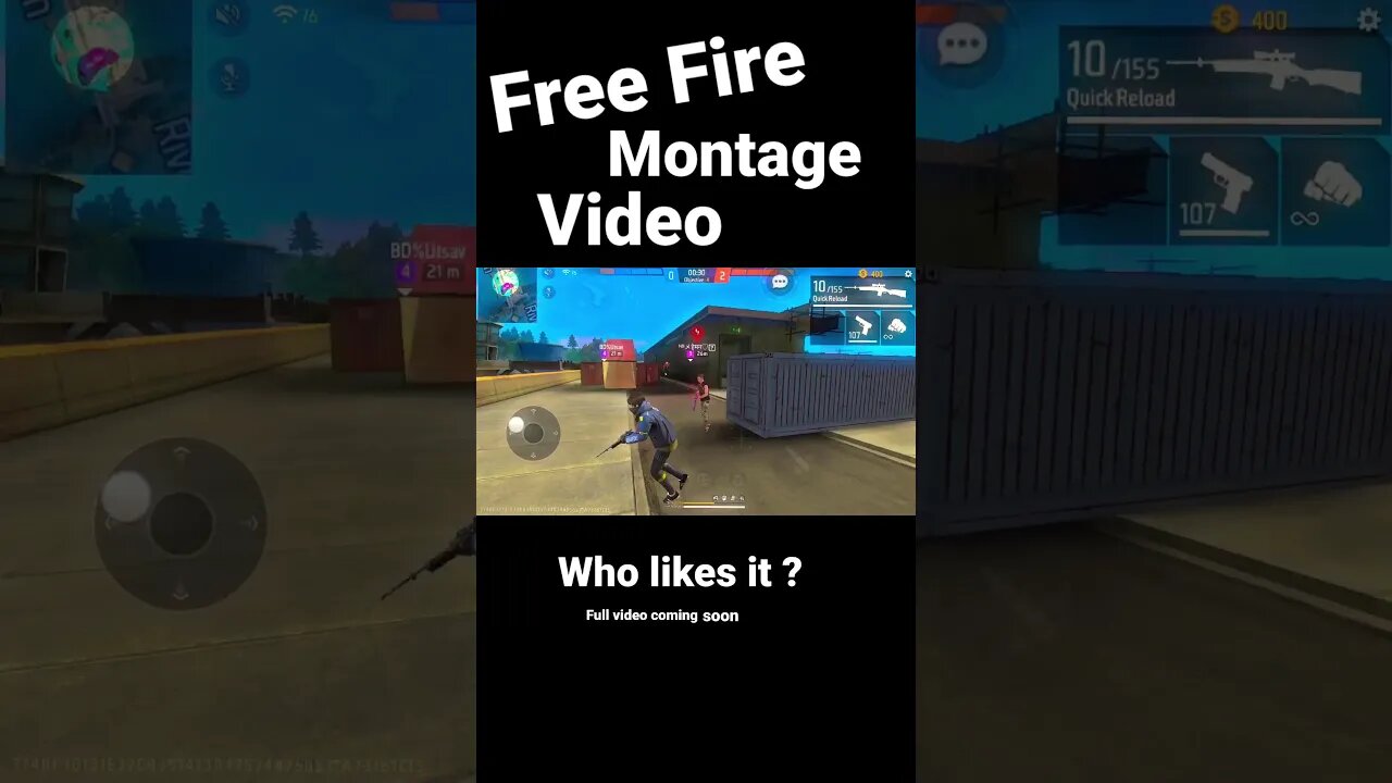 Free fire montage video ( who likes it ? )