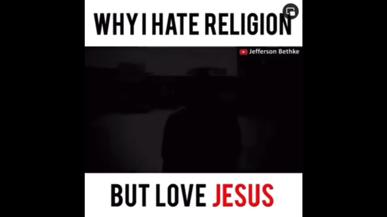 Religion vs Jesus