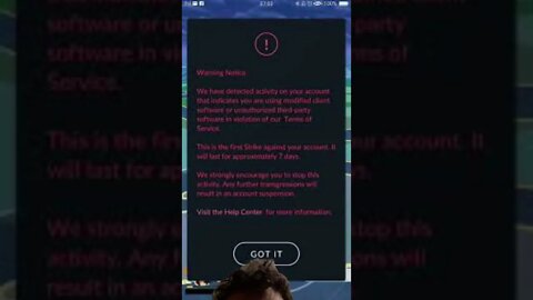 Spoofing ban and red warning wave