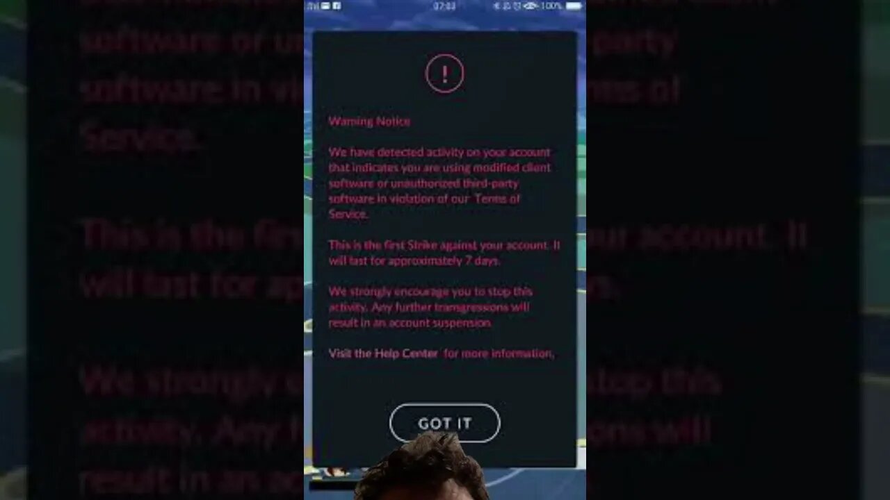 Spoofing ban and red warning wave