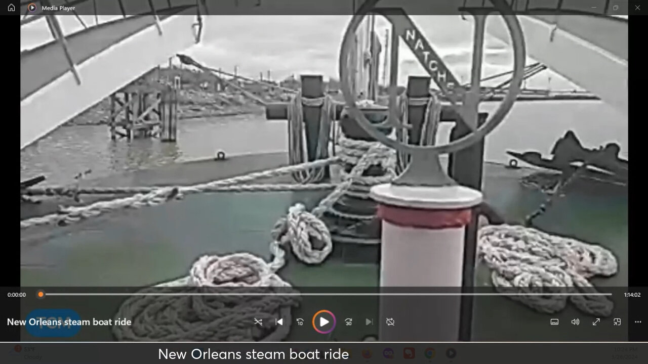 New Orleans steam boat ride