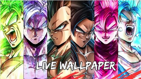 Deck of Saiyans Live Wallpaper
