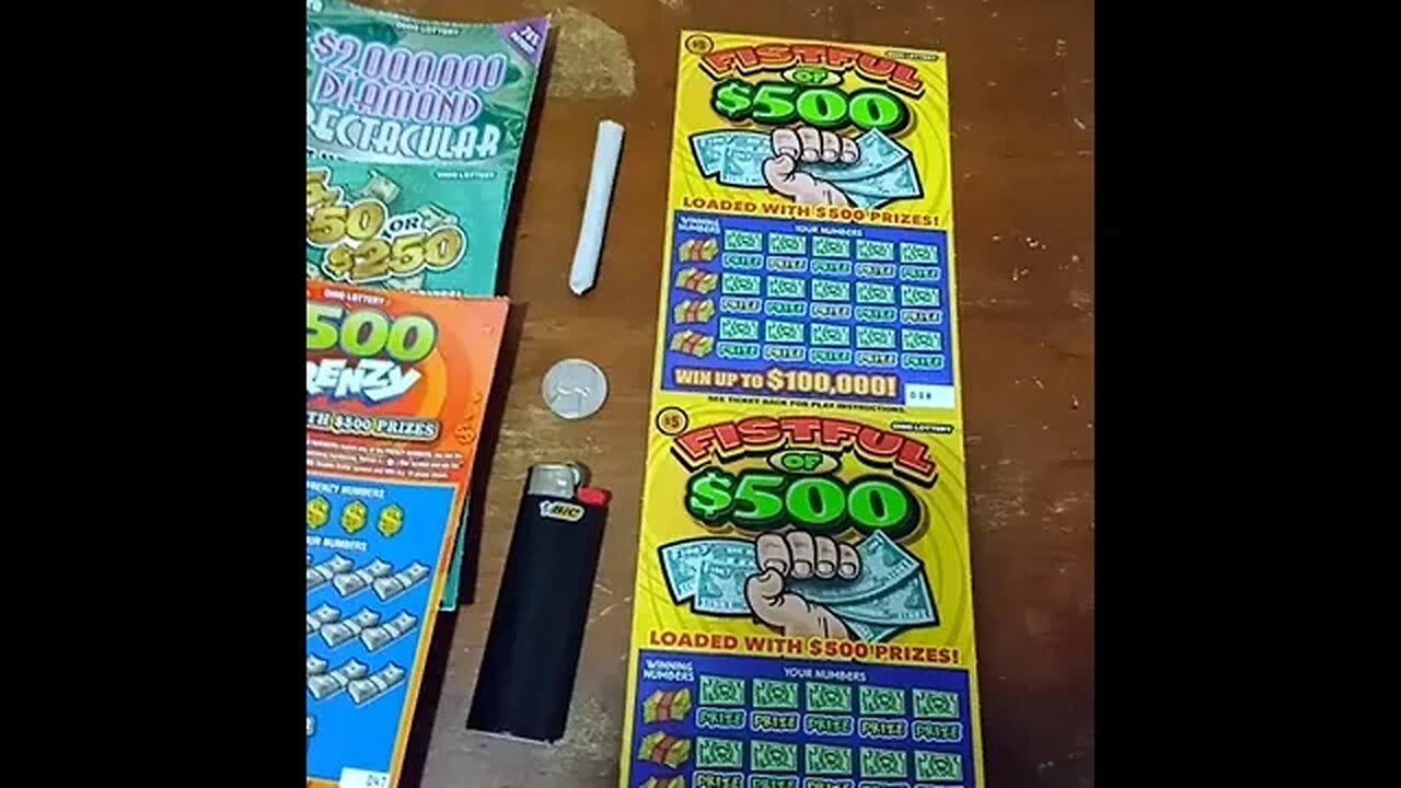Ohio Scratch OffMultiCard $405 Session Day 4 Lineup 🍀🌠🤞#scratchoffs #scratchofftickets #ohiolottery