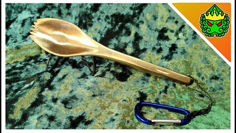 Let's make a GOLDEN SPORK! --Melting Scrap Metal At Home With My Devil Forge