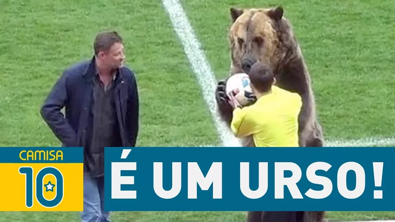 É um URSO! Jogo na RÚSSIA extrapola limites da criatividade!