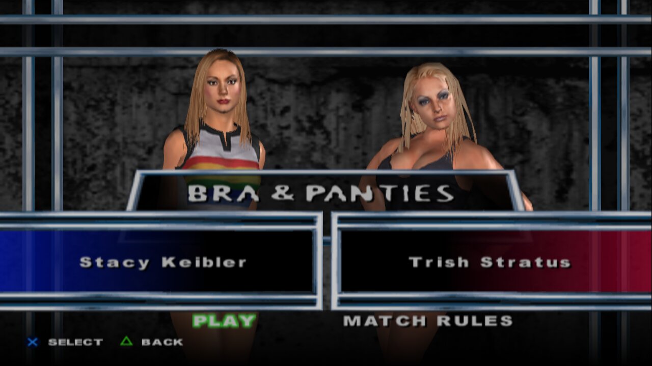 WWE SmackDown! Here Comes the Pain Stacy Keibler vs Trish Stratus