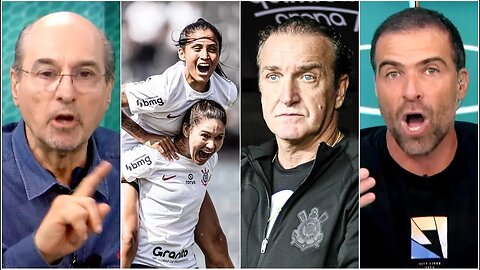 DISCUSSÃO AO VIVO! "EU FALO MESMO! Eu queria ver 'AS MINA' agora! O Corinthians SEM o Cuca está..."