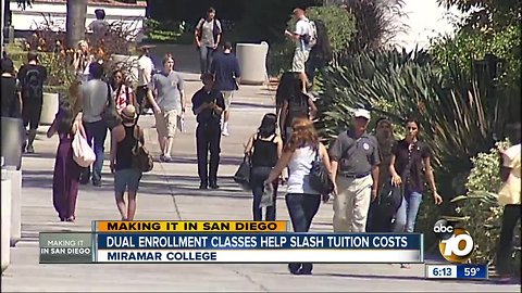 Making It in San Diego: Dual enrollment savings