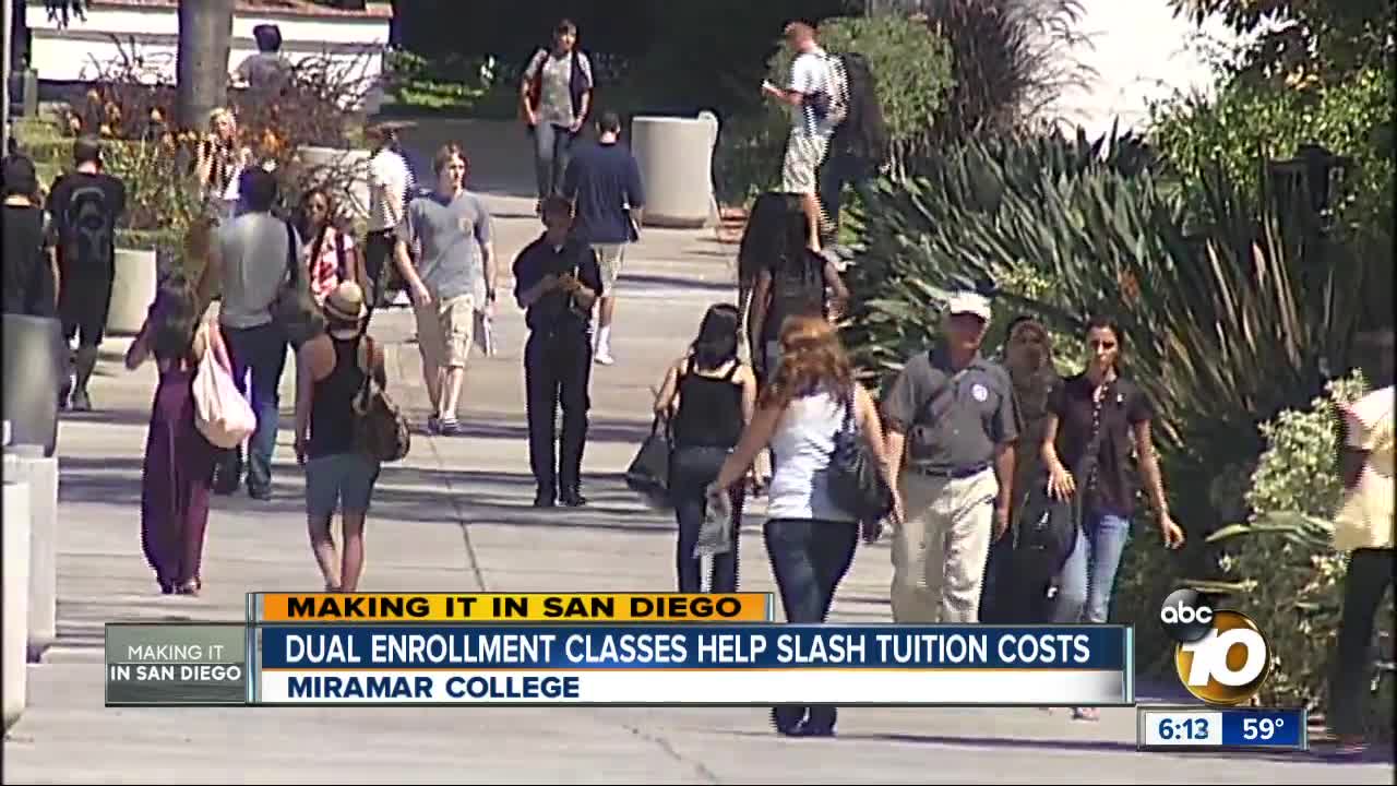 Making It in San Diego: Dual enrollment savings