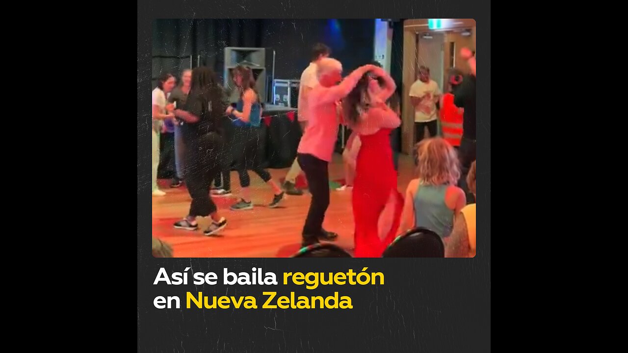 Chica española muestra cómo se baila reguetón en Nueva Zelanda