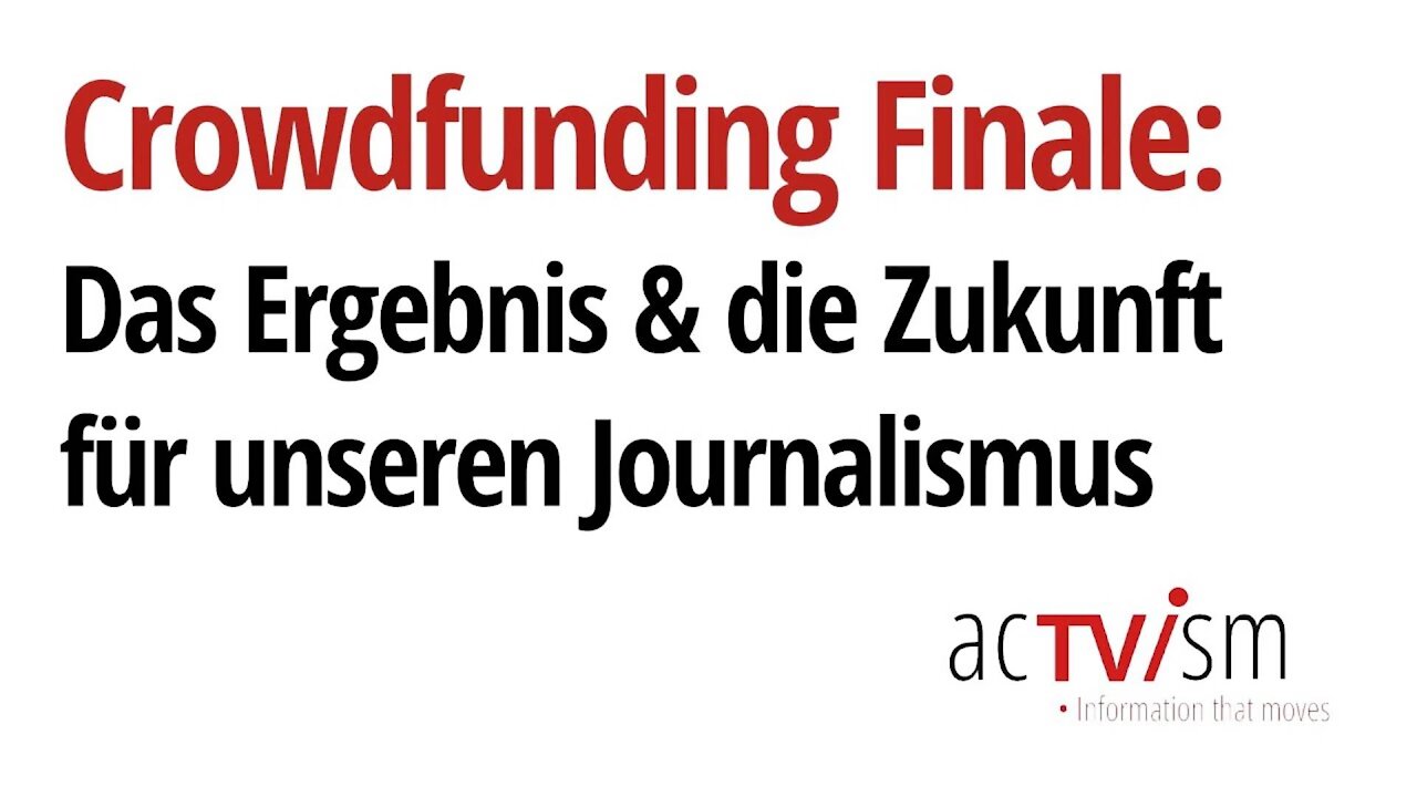 CROWDFUNDING FINALE: Das Ergebnis & die Zukunft für unseren Journalismus