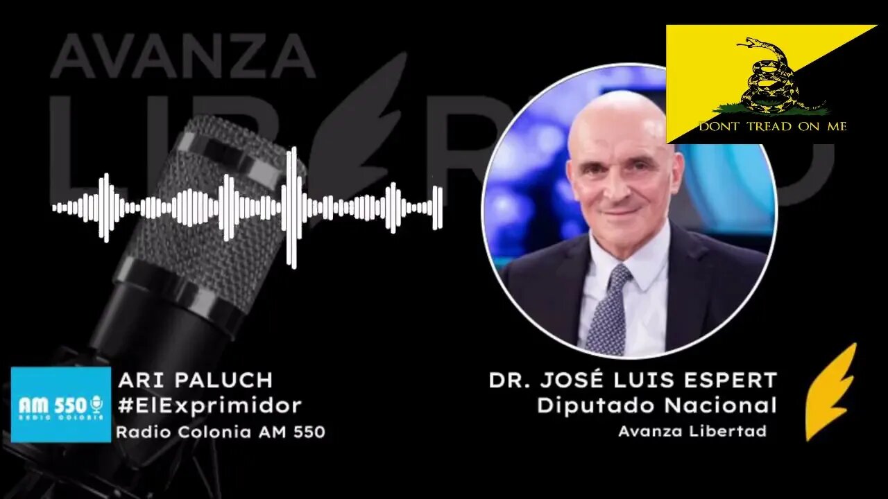 2022 09 05 José Luis Espert con Ari Paluch en 'El Exprimidor' por AM 550