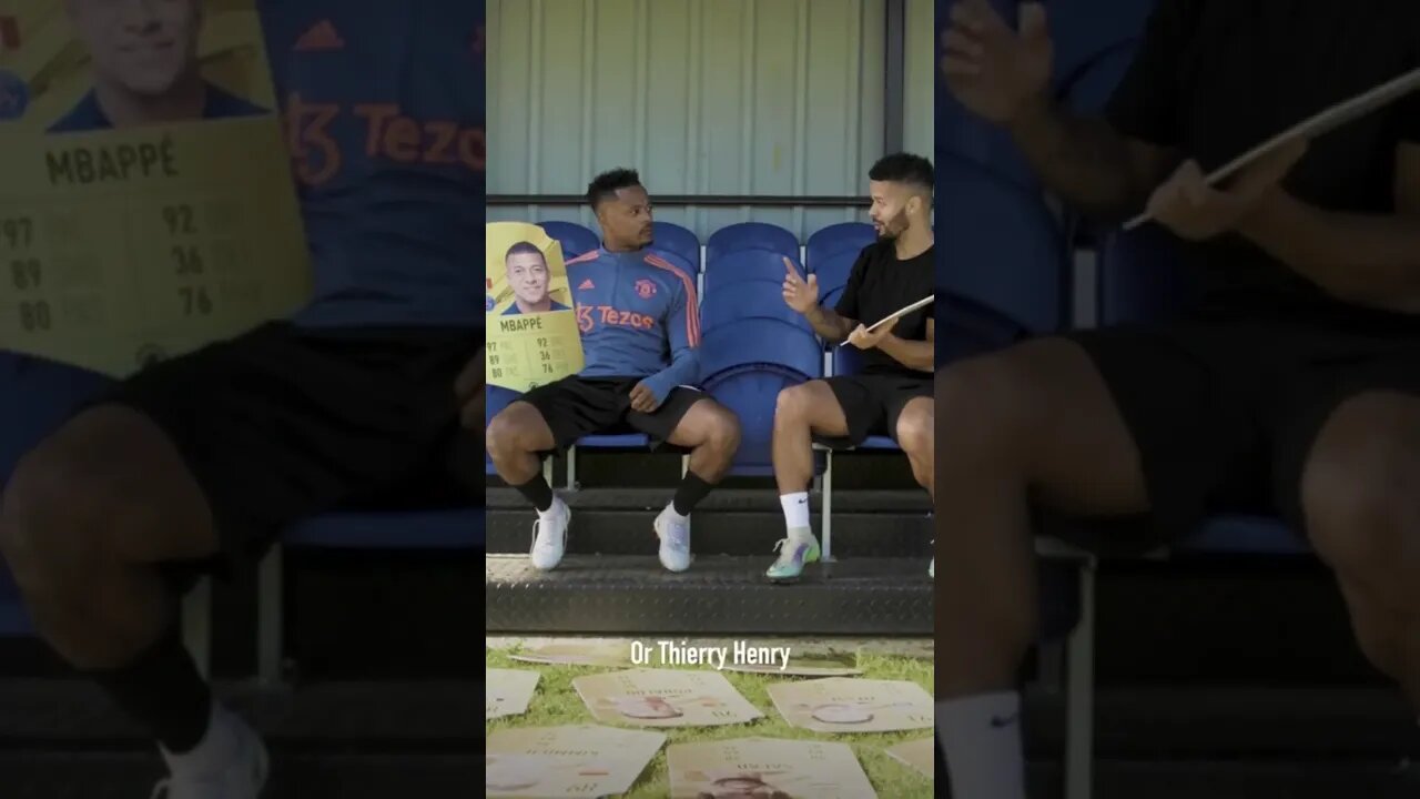 MBAPPE VS THIERRY HENRY 100m SPRINT RACE 🏃🏽♂️💨 #Shorts