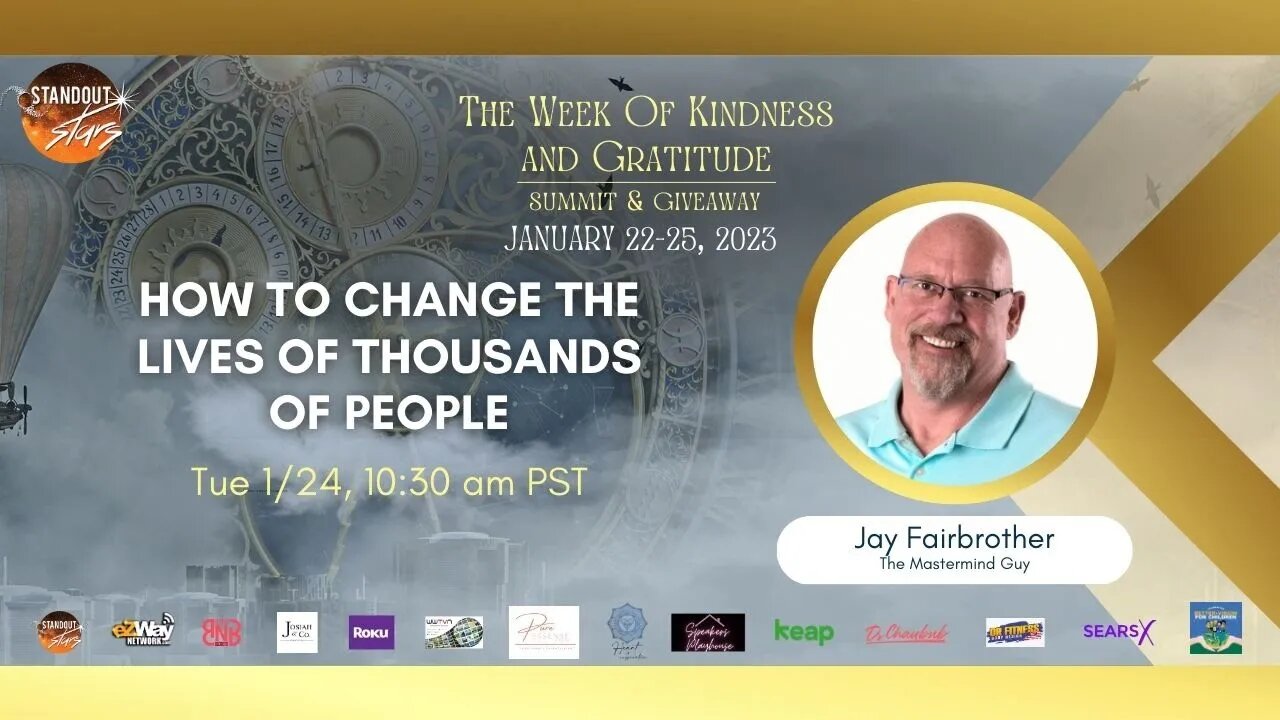 Jay Fairbrother - How to Change the Lives of Thousands of People