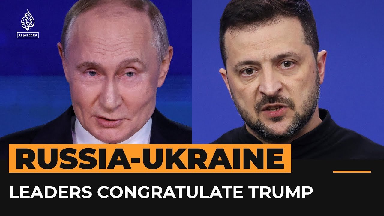 Putin, Zelenskyy offer duelling congratulations after Trump victory | Al Jazeera Newsfeed