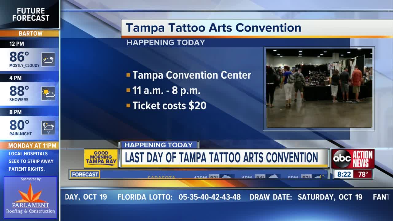 Tampa Tattoo Arts Convention continues today downtown