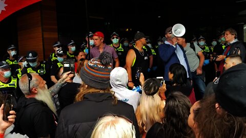 Melbourne Protest outside ABC Melbourne