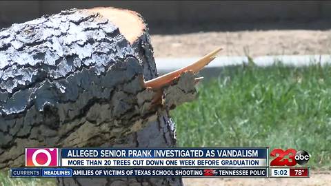 Damage to Tehachapi High School