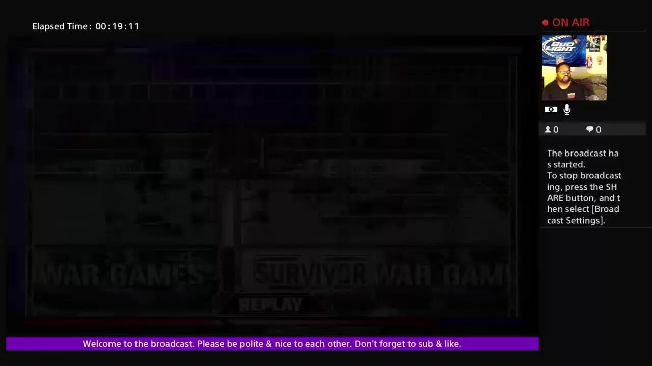 Shawn0071986's Live PS4 Broadcast Of WWE 2K23 War Games