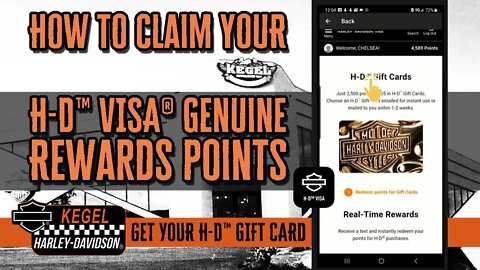 How to Redeem Harley-Davidson Visa Chrome Cash - Kegel Harley-Davidson