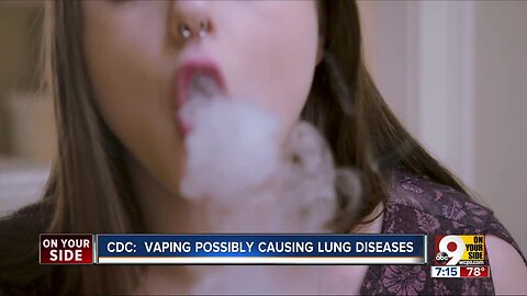 CDC: Vaping possibly causing lung diseases