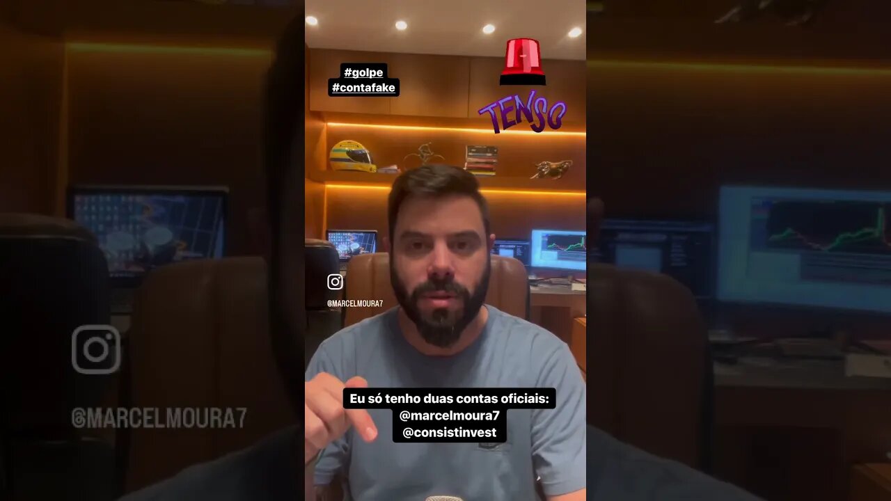 Golpe com conta fake de pessoas do mercado financeiro !