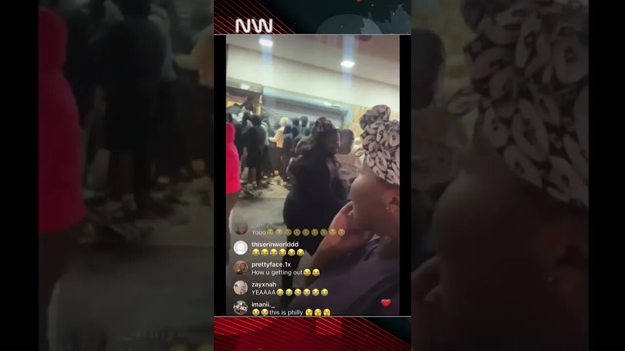 Instagrammer LIVESTREAMS Looting