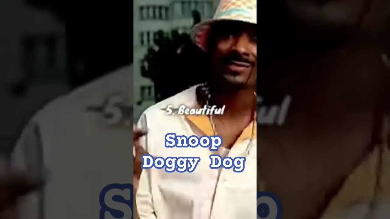 Snoop Dogg - Beautiful - Subscribe For More #shorts #snoopdog #snoopdogg