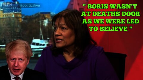 Valerie Vaz Claims Boris Johnson's Wasn't Knocking On 💀 Door As Originally Reported