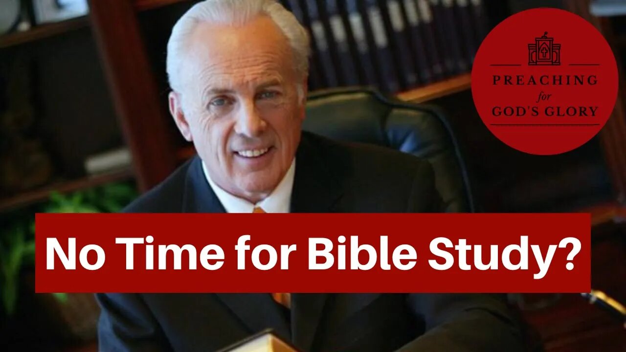 Bible Reading vs Bible Study: Which is MORE important? | John MacArthur Q&A, GTY, Daily Devotional