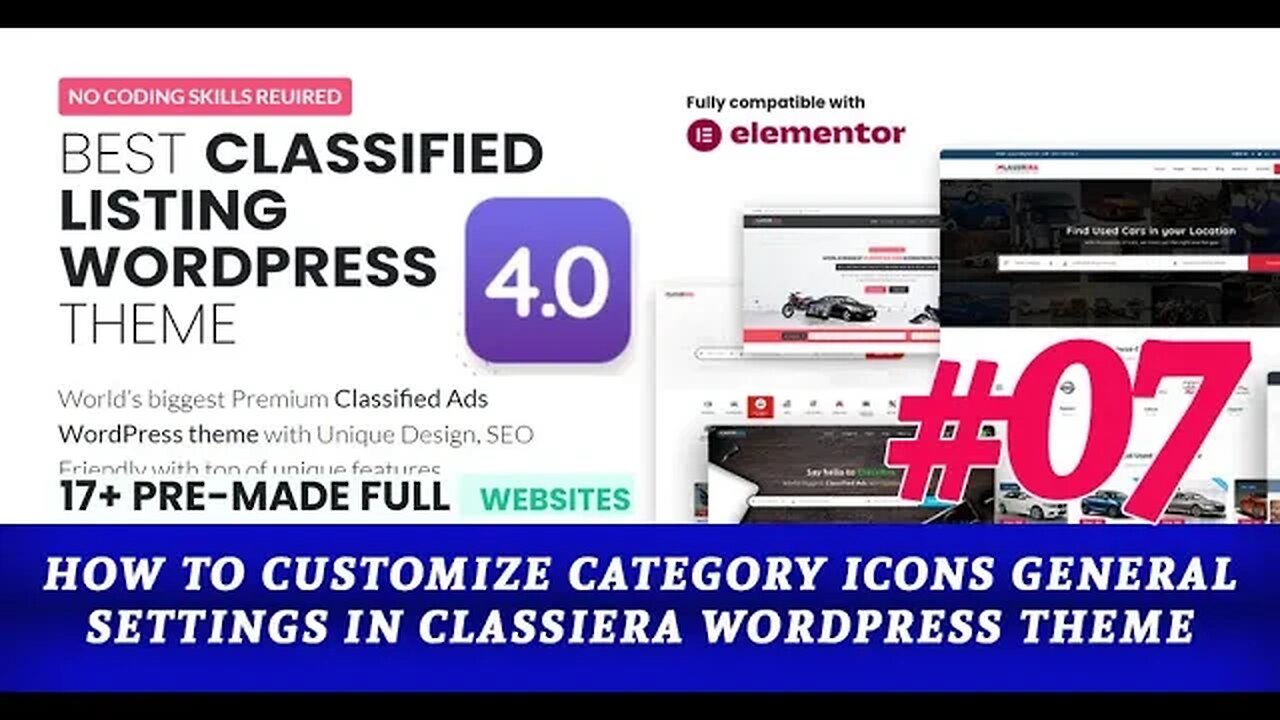 How to Customize Layout Manager in Classiera Classified WordPress Theme