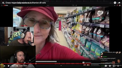 Asmongold Saw the Crazy Vegan Lady