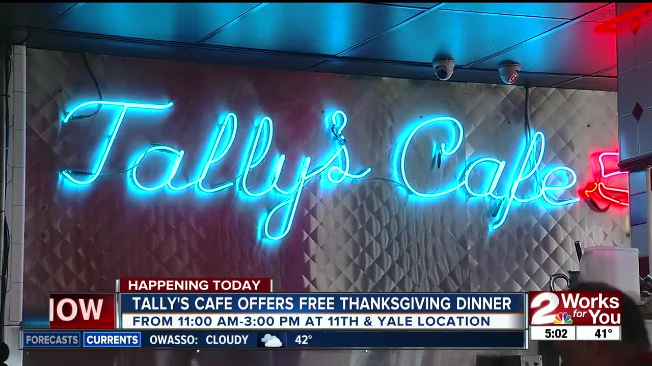 Tally's Cafe is Giving Away Free Thanksgiving Meals