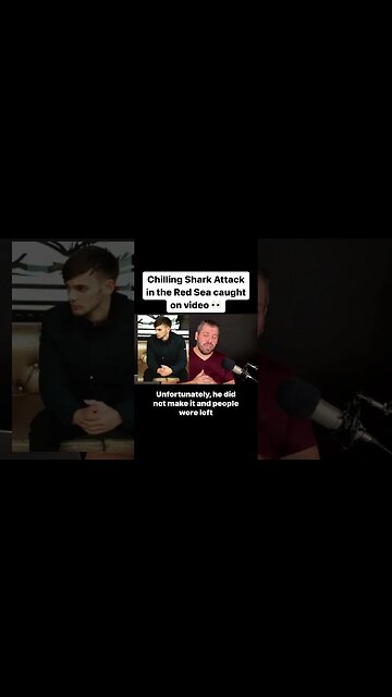 Crazy Shark Attack caught on Video in the Red Sea! #shorts