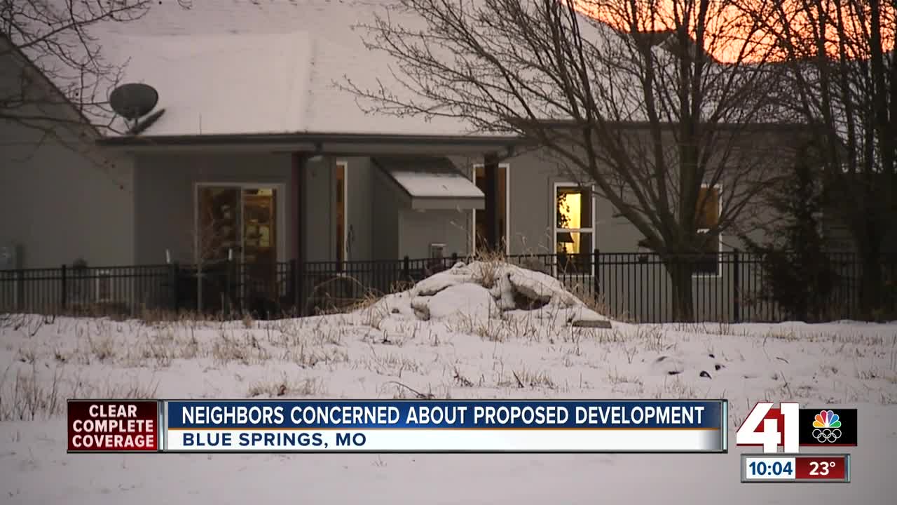 Blue Springs homeowners remain concerned about planned development