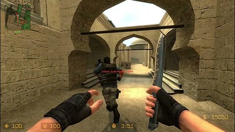 Counter Strike Source Dust 1 Bots #79 Only Knives